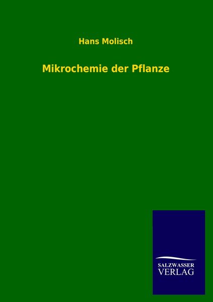 Produktbild: Mikrochemie der Pflanze