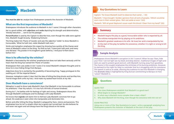 Produktbild: Macbeth: AQA GCSE 9-1 English Literature Text Guide