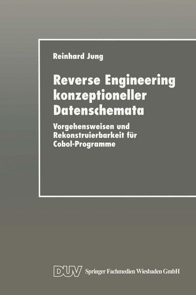 Produktbild: Reverse Engineering konzeptioneller Datenschemata