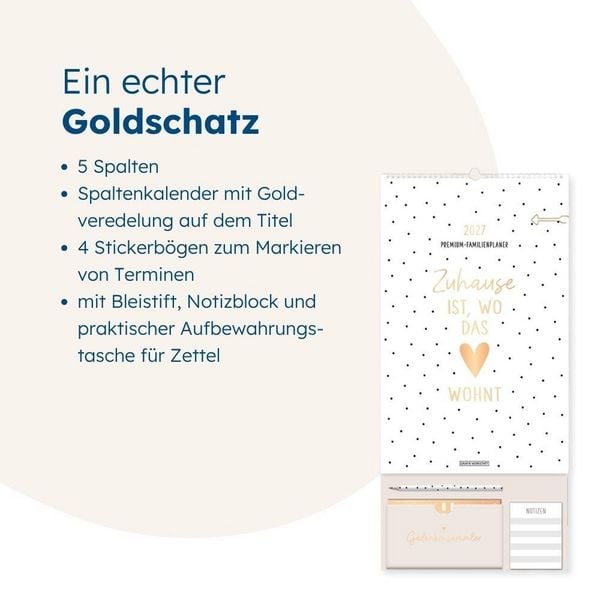 Produktbild: Premium-Familienplaner 2027