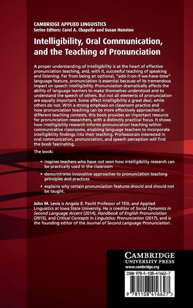 Produktbild: Intelligibility, Oral Communication, and the Teaching of Pronunciation