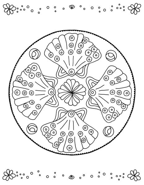 Produktbild: Malblock mit Glitzersteinchen: Mandalas