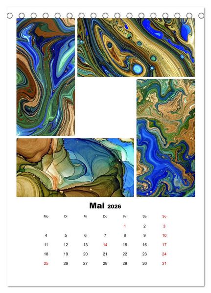 Produktbild: Vierkl&auml;nge (Tischkalender 2026 DIN A5 hoch), CALVENDO Monatskalender