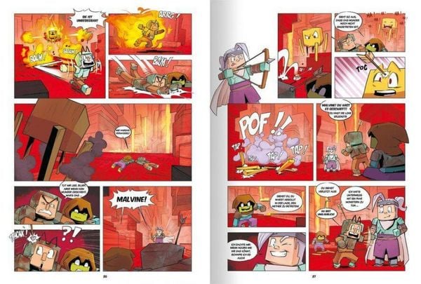 Produktbild: Tagebuch eines Noobs Kriegers - Der Comic Bd. 2 - Chaos im Nether