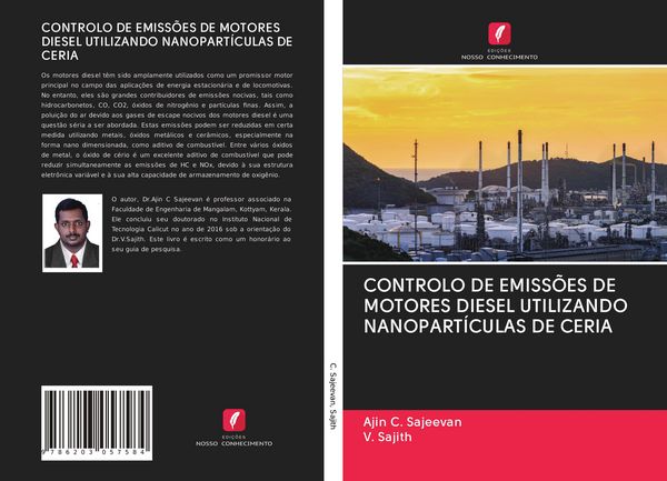 Produktbild: Controlo De Emiss&otilde;es De Motores Diesel Utilizando Nanopart&iacute;culas De Ceria