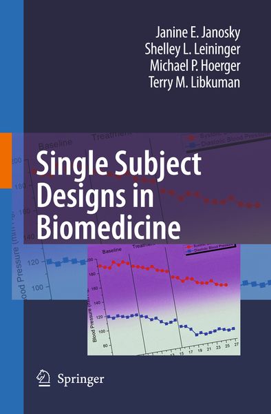 Produktbild: Single Subject Designs in Biomedicine