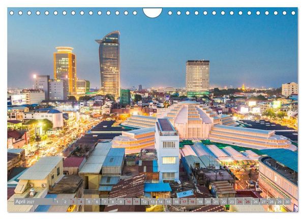 Produktbild: KAMBODSCHA - Im Reich der Khmer (Wandkalender 2027 DIN A4 quer), CALVENDO Monatskalender