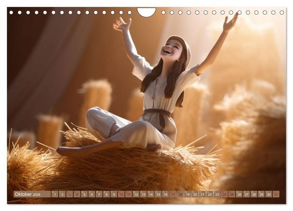 Produktbild: Gl&uuml;cklich wie im M&auml;rchen (Wandkalender 2026 DIN A4 quer), CALVENDO Monatskalender
