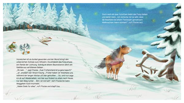 Produktbild: Flocke, das Weihnachtspony - Die magische Waldweihnacht