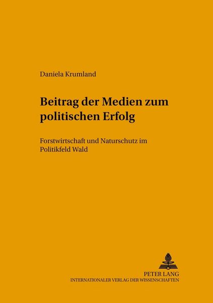 Produktbild: Beitrag der Medien zum politischen Erfolg