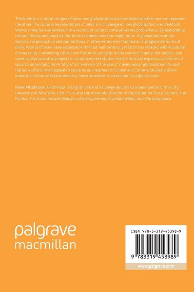 Produktbild: Labor in Culture, Or, Worker of the World(s)