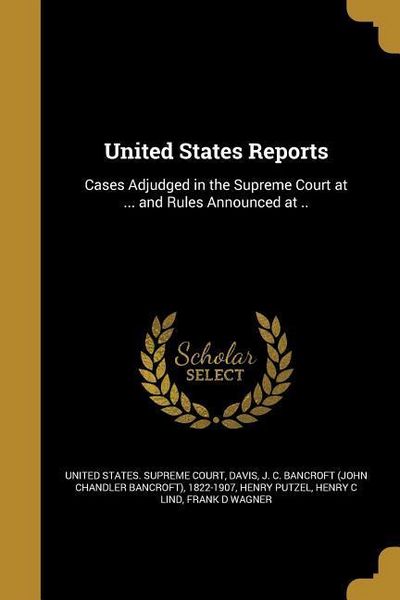 Produktbild: United States Reports