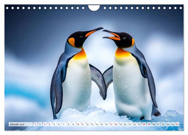 Produktbild: Bedrohte Tierwelt SCHATTEN DES VERSCHWINDENS (Wandkalender 2026 DIN A4 quer), CALVENDO Monatskalender