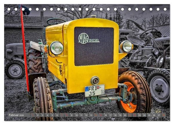 Produktbild: Traktoren - Oldtimer (Tischkalender 2026 DIN A5 quer), CALVENDO Monatskalender