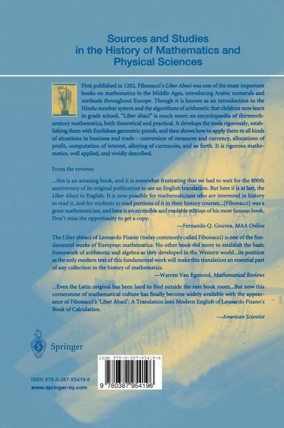 Produktbild: Fibonacci&rsquo;s Liber Abaci
