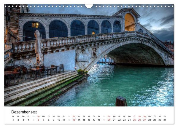 Produktbild: Venedig - La Serenissima 2026 (Wandkalender 2026 DIN A3 quer), CALVENDO Monatskalender