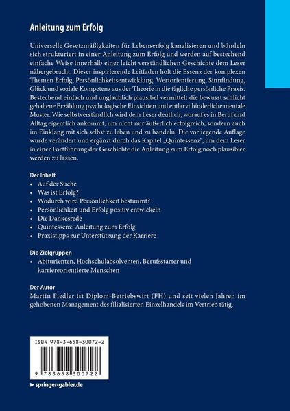 Produktbild: Anleitung zum Erfolg