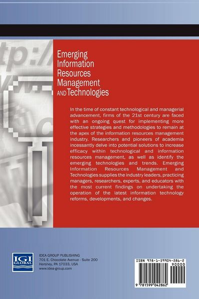 Produktbild: Emerging Information Resources Management and Technologies