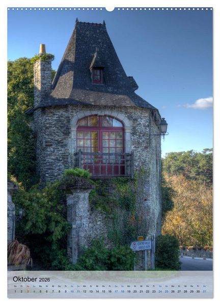 Produktbild: Bretagne. Traumhafte Gesichter einer Region (Wandkalender 2026 DIN A2 hoch), CALVENDO Monatskalender