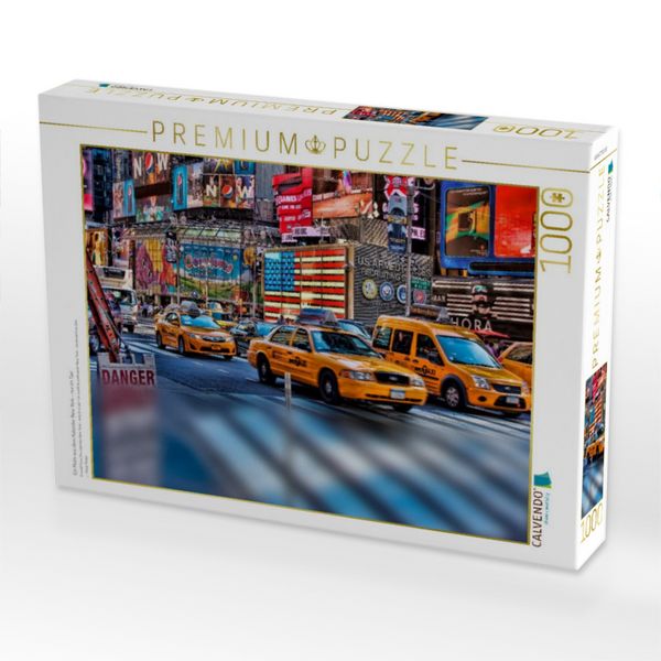 Produktbild: CALVENDO Puzzle Ein Motiv aus dem Kalender New York - nur im Taxi | 1000 Teile Lege-Gr&ouml;&szlig;e 64x48cm Foto-Puzzle f&uuml;r gl&uuml;ckliche Stunden