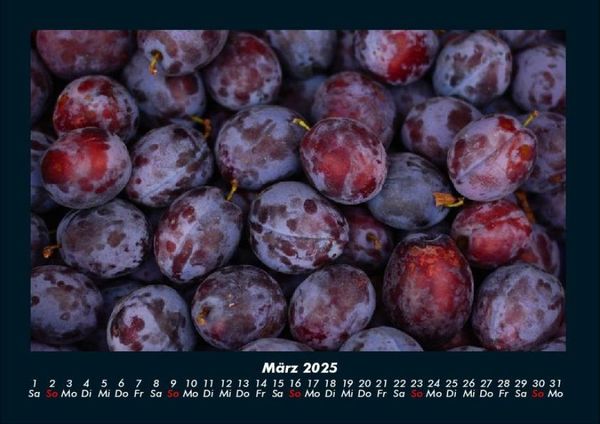 Produktbild: Obstkalender 2025 Fotokalender DIN A4