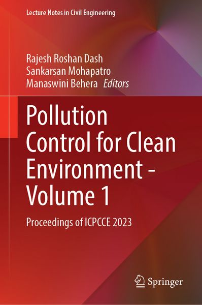 Produktbild: Pollution Control for Clean Environment&mdash;Volume 1