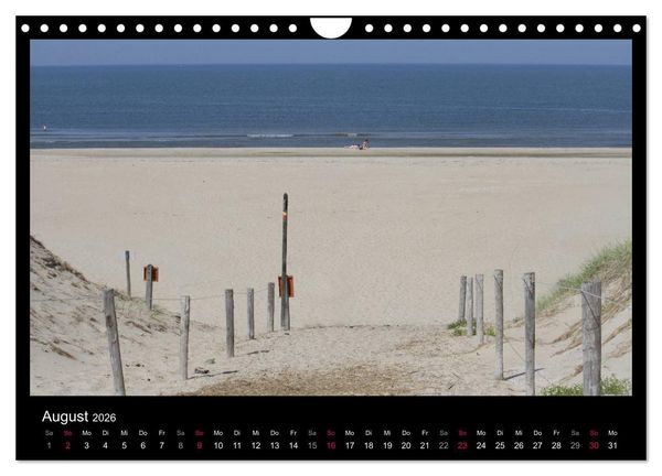Produktbild: Texel, eine Perle Hollands (Wandkalender 2026 DIN A4 quer), CALVENDO Monatskalender