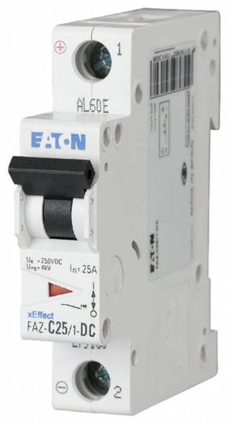 Eaton 279122 FAZ-C2/1-DC Leitungsschutzschalter 2A 250 V/DC