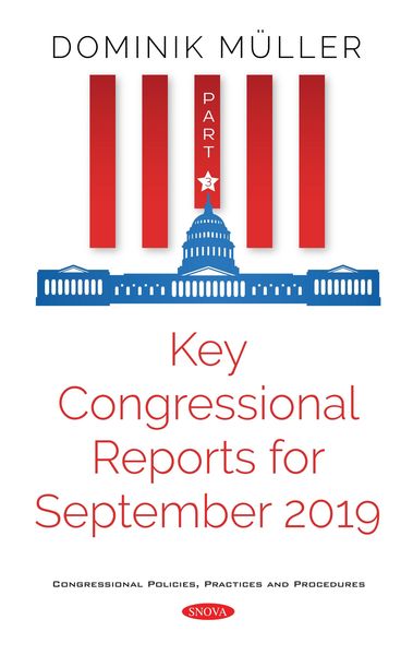 Produktbild: Key Congressional Reports for September 2019. Part III