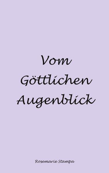Produktbild: Vom G&ouml;ttlichen Augenblick