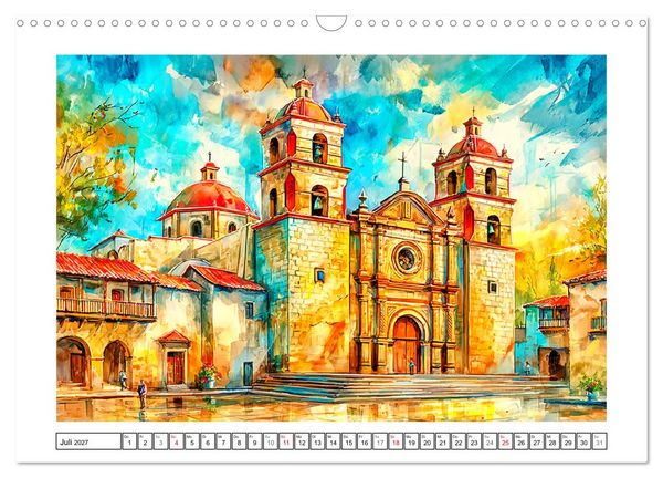 Produktbild: Magisches Mexiko. Leuchtende Impressionen (Wandkalender 2027 DIN A3 quer), CALVENDO Monatskalender