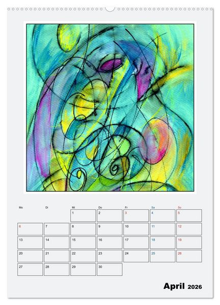 Produktbild: New Art Deco (hochwertiger Premium Wandkalender 2026 DIN A2 hoch), Kunstdruck in Hochglanz