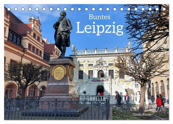 Produktbild: Buntes Leipzig (Tischkalender 2026 DIN A5 quer), CALVENDO Monatskalender