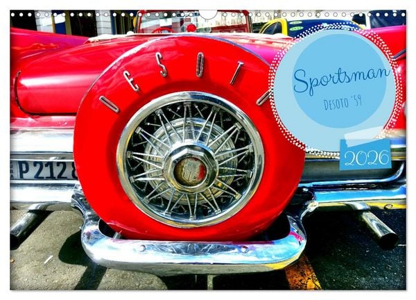 Produktbild: Sportsman - Desoto '59 (Wandkalender 2026 DIN A3 quer), CALVENDO Monatskalender