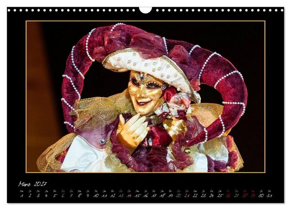 Produktbild: Venezianische Masken in Ludwigsburg (Wandkalender 2027 DIN A3 quer), CALVENDO Monatskalender