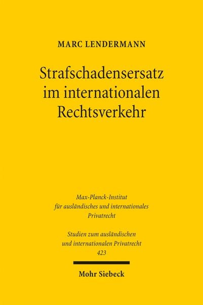Produktbild: Strafschadensersatz im internationalen Rechtsverkehr