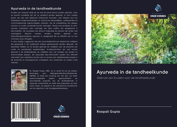 Produktbild: Ayurveda in de tandheelkunde