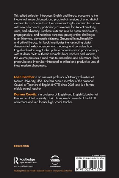 Produktbild: Critical Memetic Literacies in English Education