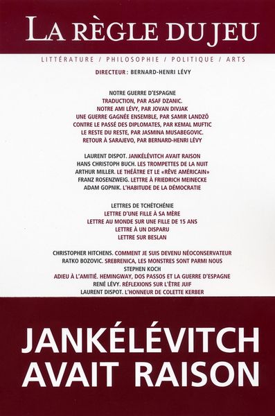 Produktbild: La r&egrave;gle du jeu n29