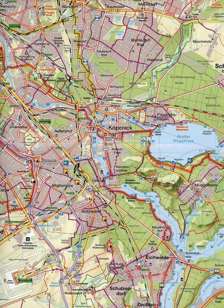 Produktbild: Fahrradkarte Berlin S&uuml;d 1:60.000
