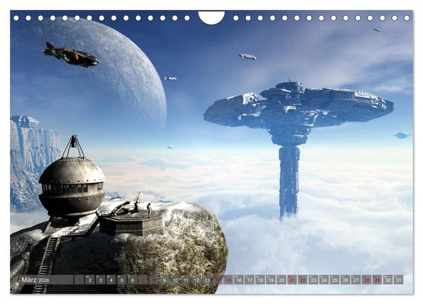 Produktbild: Wunderwelt Zukunft (Wandkalender 2026 DIN A4 quer), CALVENDO Monatskalender