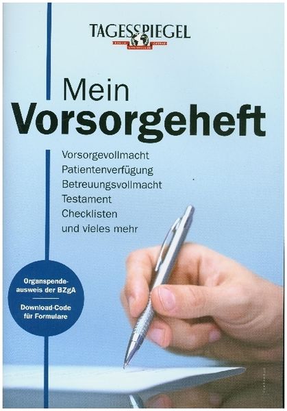 Produktbild: Mein Vorsorgeheft