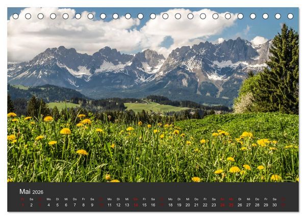 Produktbild: Der Wilde Kaiser, das Kletterparadies bei Kitzb&uuml;hel (Tischkalender 2026 DIN A5 quer), CALVENDO Monatskalender