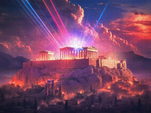 Produktbild: CALVENDO Puzzle Akropolis - Athen | 2000 Teile Lege-Gr&ouml;&szlig;e 90x67cm Foto-Puzzle f&uuml;r gl&uuml;ckliche Stunden
