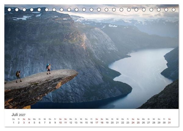 Produktbild: Fernweh Kalender (Tischkalender 2027 DIN A5 quer), CALVENDO Monatskalender