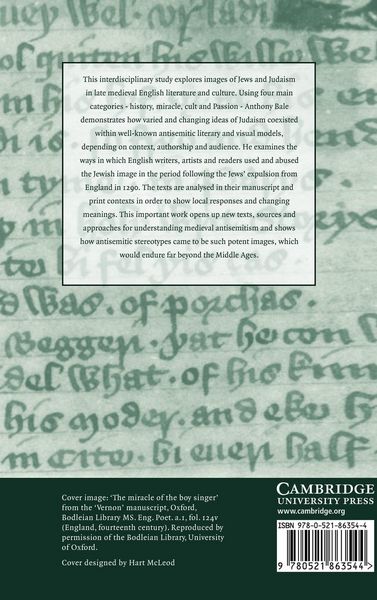 Produktbild: The Jew in the Medieval Book