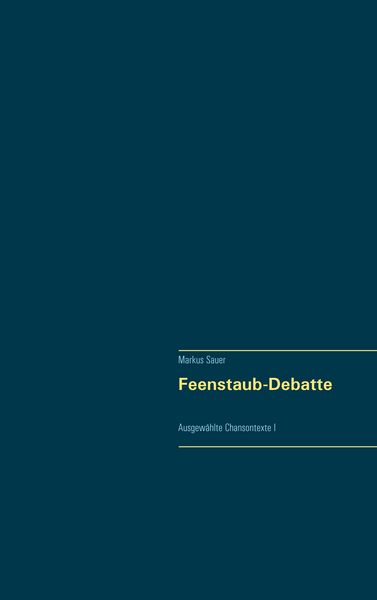 Produktbild: Feenstaub-Debatte