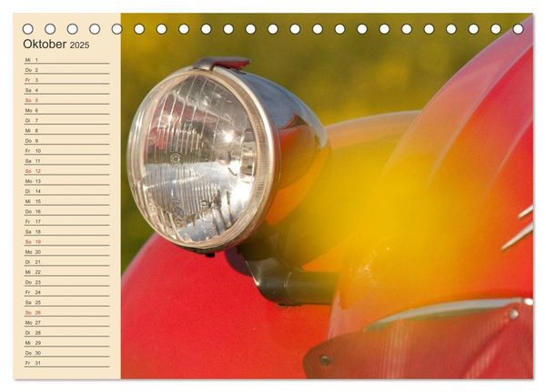 Produktbild: Citro&euml;n 2CV - Ente rot (Tischkalender 2025 DIN A5 quer), CALVENDO Monatskalender