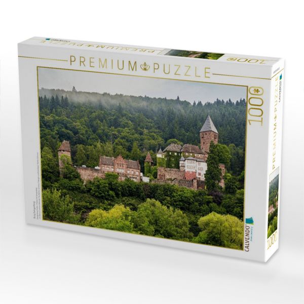 Produktbild: CALVENDO Puzzle Burg Zwingenberg | 1000 Teile Lege-Gr&ouml;&szlig;e 64x48cm Foto-Puzzle f&uuml;r gl&uuml;ckliche Stunden