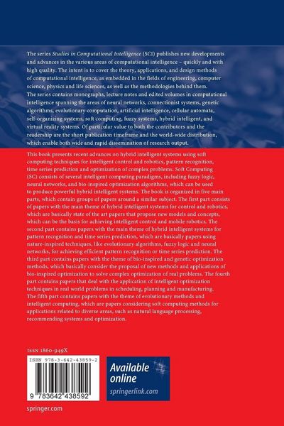 Produktbild: Recent Advances on Hybrid Intelligent Systems